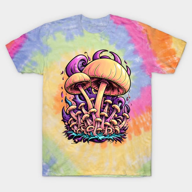 Mushrooms T-Shirt by Jaymz Weiss Designz